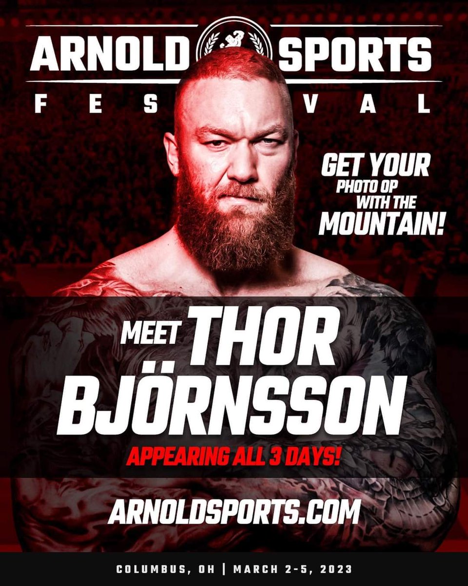 arnoldclassic's tweet photo. Meet Thor https://t.co/W0768iGauh