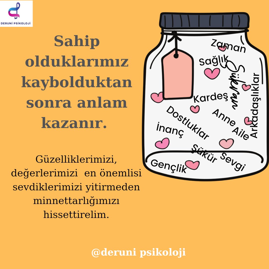 Değerlerimizi yitirmeden sahip çıkalım! #psikolojikdanışman