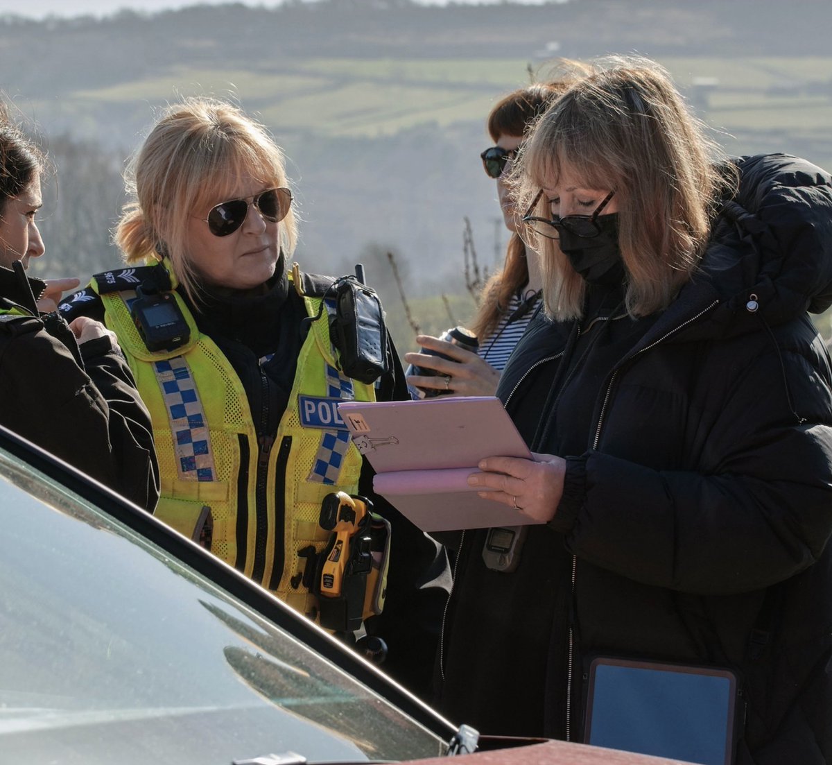 Like a BOSS! 
#SarahLancashire #HappyValley #happyvalley3 
📸: BBC/Squire