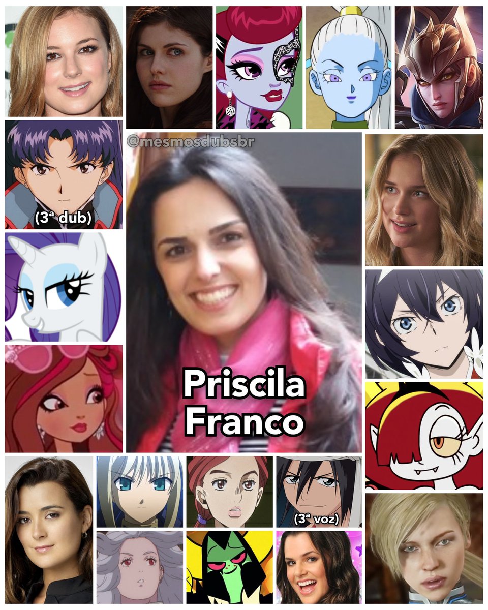 Personagens Com os Mesmos Dubladores! on X: fancast bunito / X