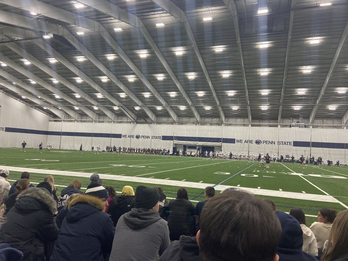 madisonmillertv's tweet photo. Fans packed Holuba today for the @PennStateMLAX game!!! 🥍 #weare https://t.co/HcmY5olIlz