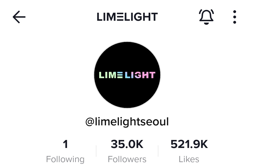 limelightchart's tweet image. .@Limelightseoul has reached 35K followers on TikTok! 

tiktok.com/@limelightseou…

#라임라잇 #ライムライト #LIMELIGHT
