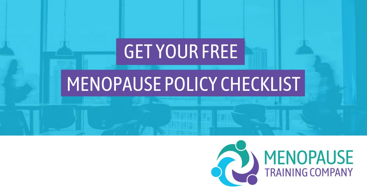 MenopauseTC's tweet photo. Want to write a menopause policy for your workplace?
 
But you’re struggling with:
 
- Knowing what to include?
- Knowing what NOT to include?
- How long it’s going to take you?

Download our FREE menopause policy checklist https://t.co/Yt3KU6SiAC https://t.co/VhM4NJWsjw