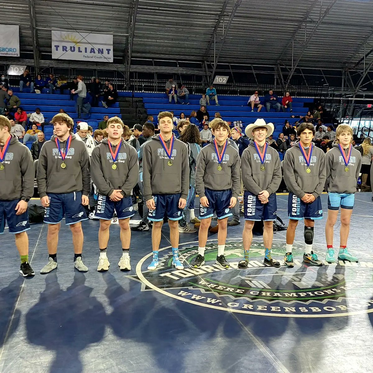 MikeCarey1776's tweet image. State Dual Champions! Back to Covid to Back to Back Champs!