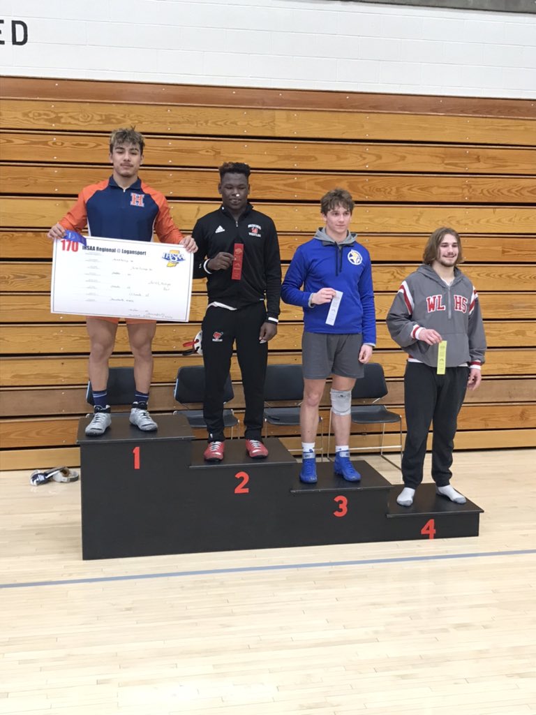 Congratulations to Valin Hedden, 170lb 4th placer.