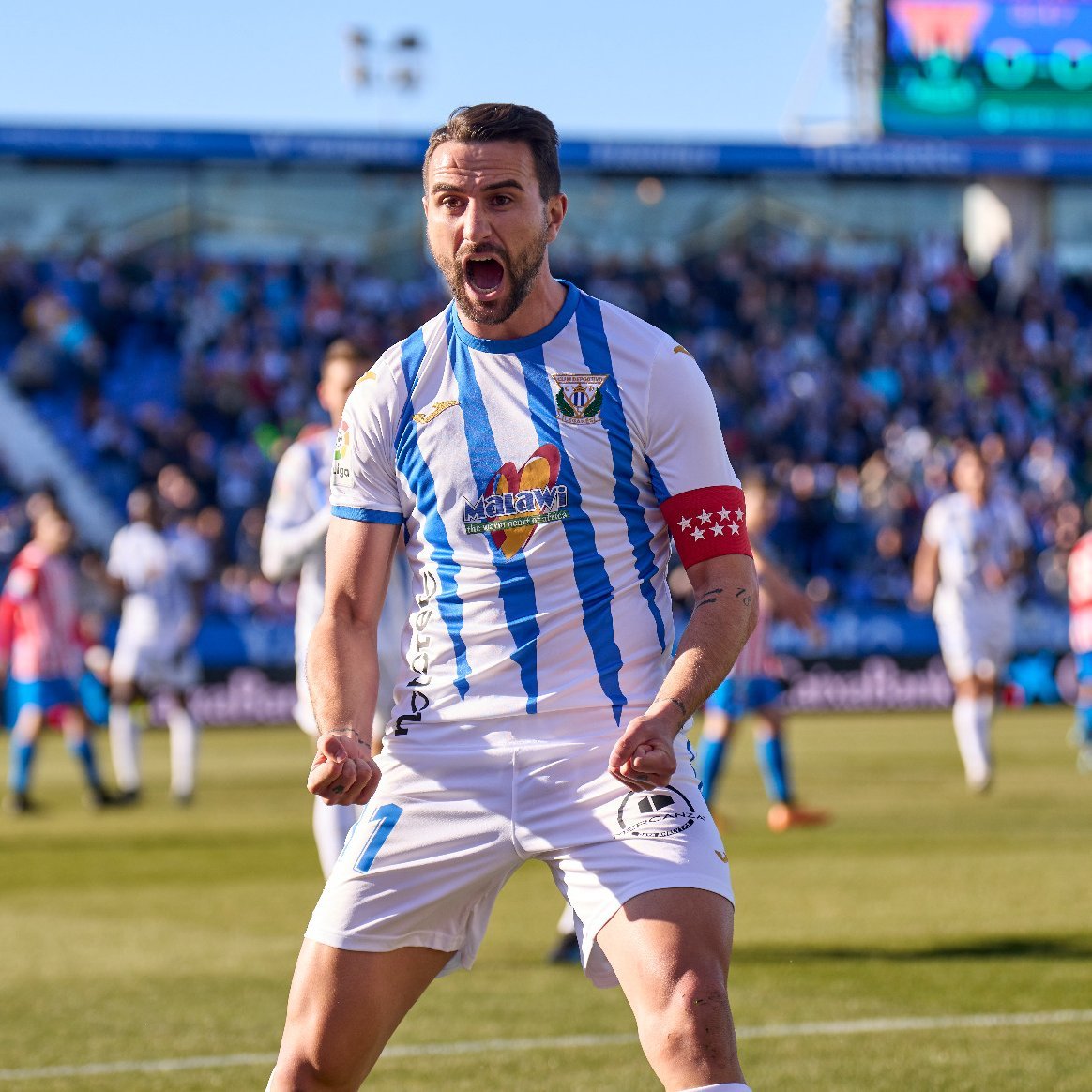 CDLeganes_en's tweet photo. 🗣Let them hear your roar, @Juanmm1995!!! https://t.co/7wNXTfXhy1