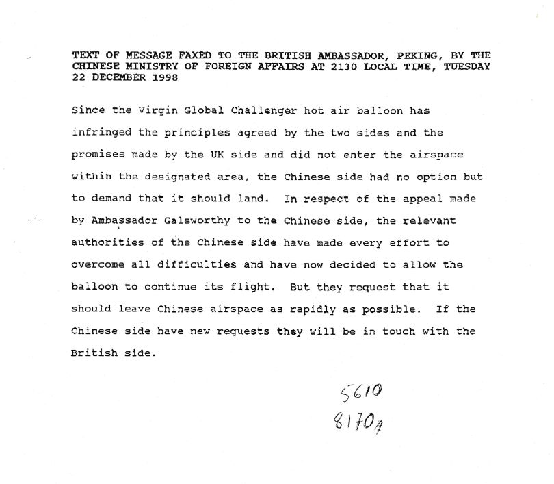 richardbranson's tweet image. In 1998 I was in a balloon that flew far off course above Mt Everest &amp;amp; down the Himalayan chain into Chinese territory (steering balloons is very difficult!) China threatened to shoot us down, but calm heads prevailed (for which we are ever grateful!) virgin.com/branson-family…