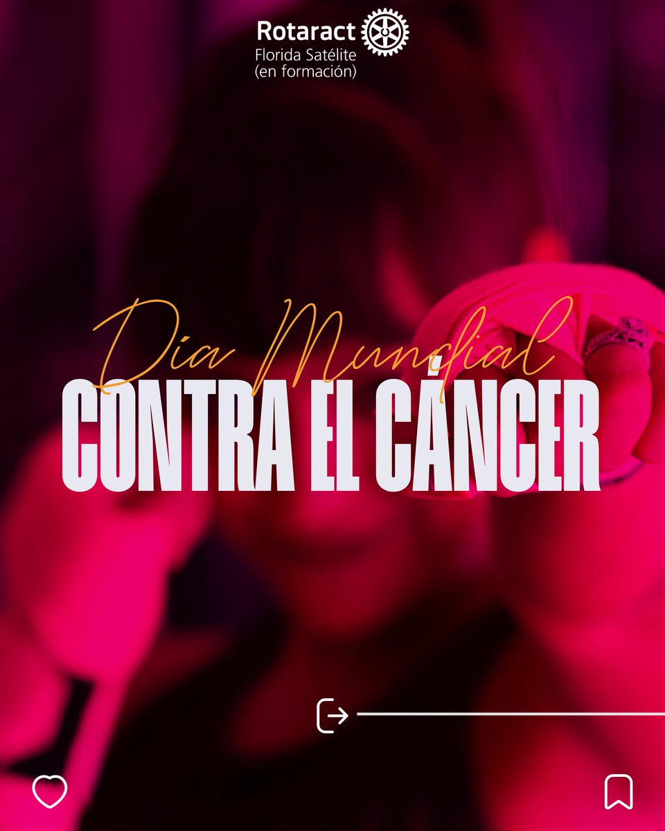 rotaract_fs's tweet photo. En 2023, la comunidad global conmemora este 4 de febrero el #DiaMundialcontraelCancer bajo el lema “Por unos cuidados más justos” y un llamado a unir nuestras voces y actuar
•
ᴄᴏɴᴏᴄᴇɴᴏꜱ https://t.co/cVOUlRPZ7g
•
#RotaryInternational #Rotaract #Distrito4170 #Cancer #Salud https://t.co/ifSyS2Qtl4