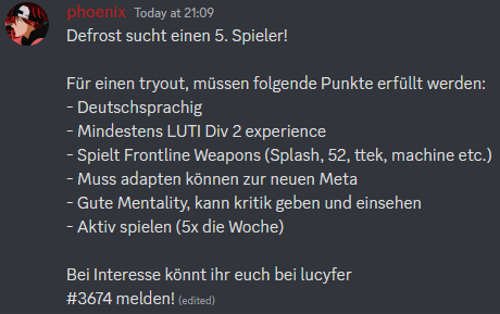 5th member recruitment! <a href="/Spl_Teams/">SPL Team and FA Finder</a> #Splatoon