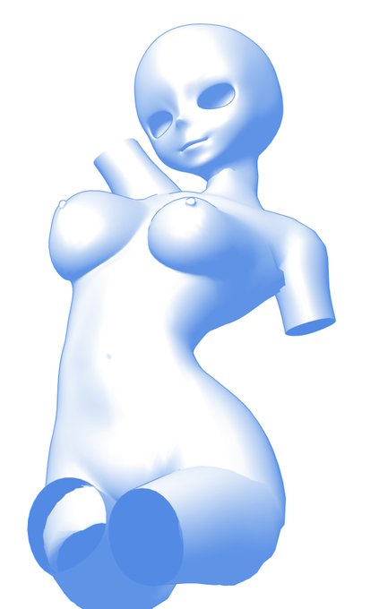 ボディまで作った!

そしてクリップスタジオモデラーの使いづらさよ。 