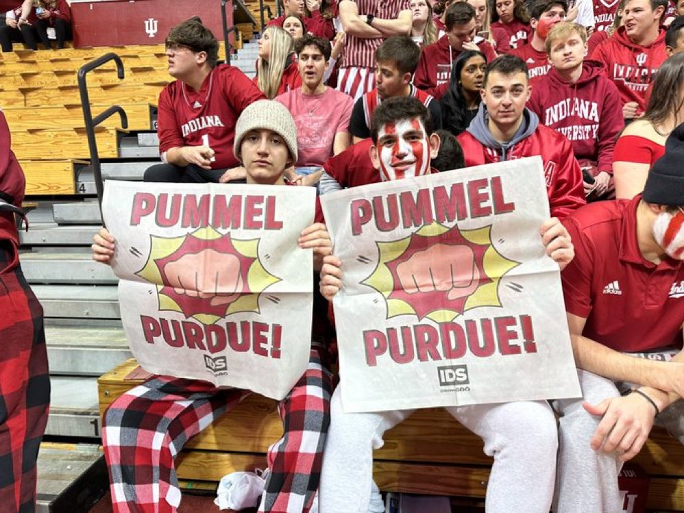 Barstool IU on Twitter "Pummel Purdue! IUBB"