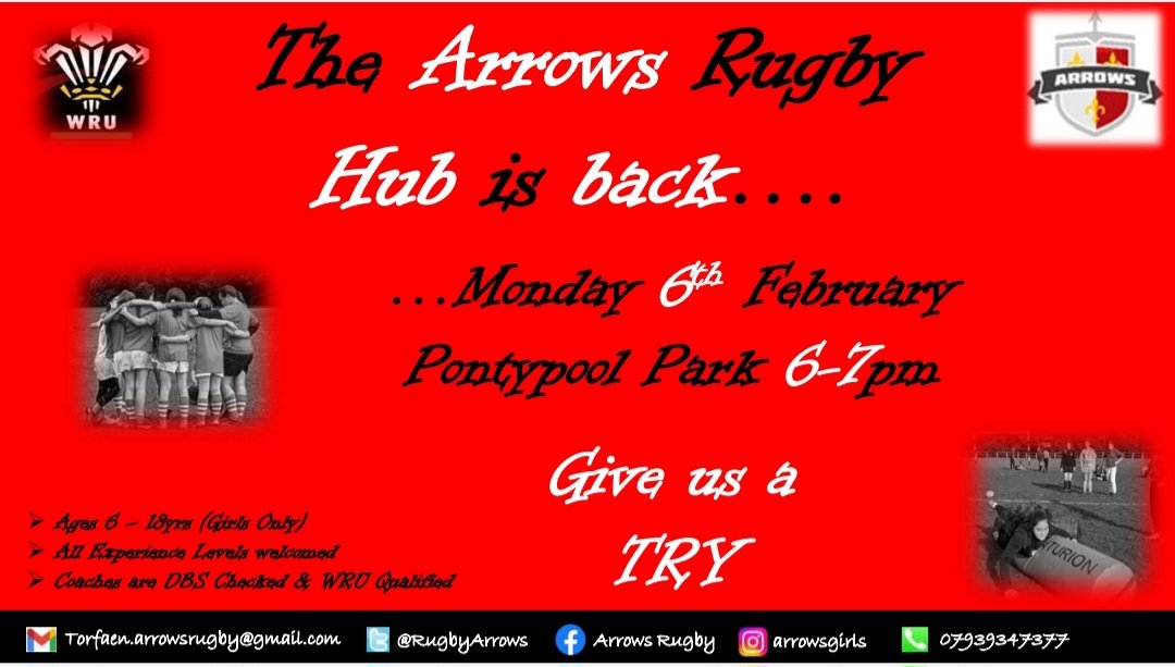 🚨 THE WAIT IS ALMOST OVER 🚨

2 more sleeps until...
....WE'RE BACK!!!

⚫️🔴⚪️ 🏹🏉🏹 ⚫️🔴⚪️
#ArrowsArmy #ThisGirlCan #HERstory #GameForAll #Rugby #Rugbyforall #rugbyfamily