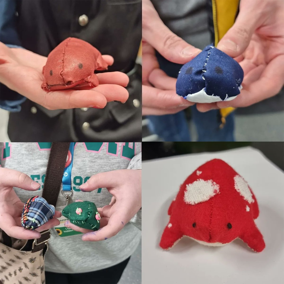ElijahJLatham's tweet photo. Ran a frog making workshop for Aber Crafts yesterday evening... turned out to be incredibly popular!

The queue went all the way to the door of the SU at one point, had to speed through my little introduction speech to everyone whilst still keeping all the information there... https://t.co/YZPmfxvik1