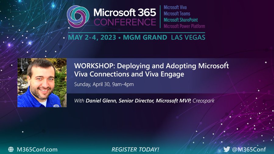 Microsoft SharePoint on Twitter "Join Daniel Glenn at the Microsoft