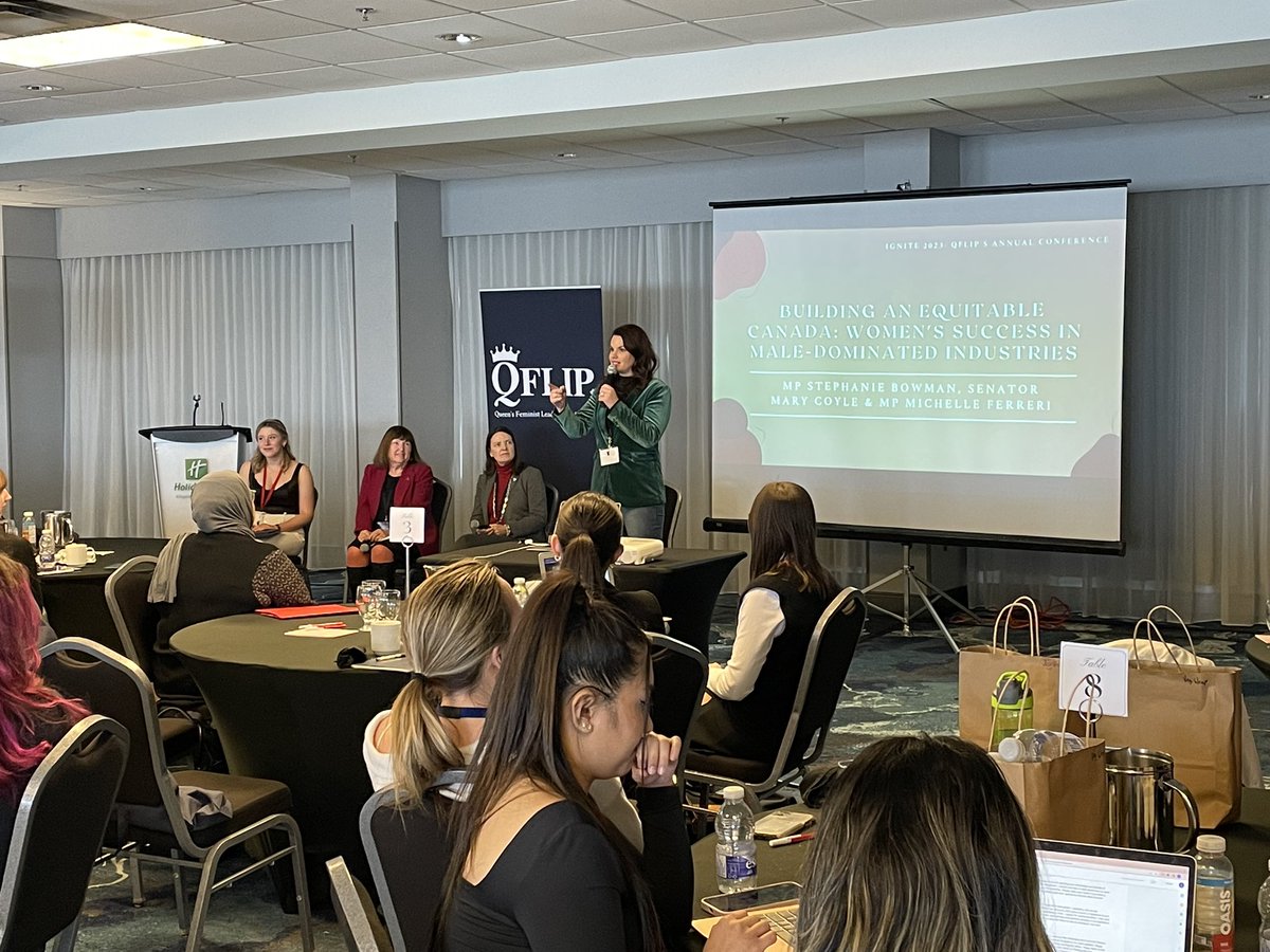 mferreriptbokaw's tweet photo. Had a great afternoon talking politics as a panelist at this years Queen's Feminist Leadership in Politics Conference @Q_FLIP. 

Thanks for inviting me! 

#cdnpoli https://t.co/WssrjliVML