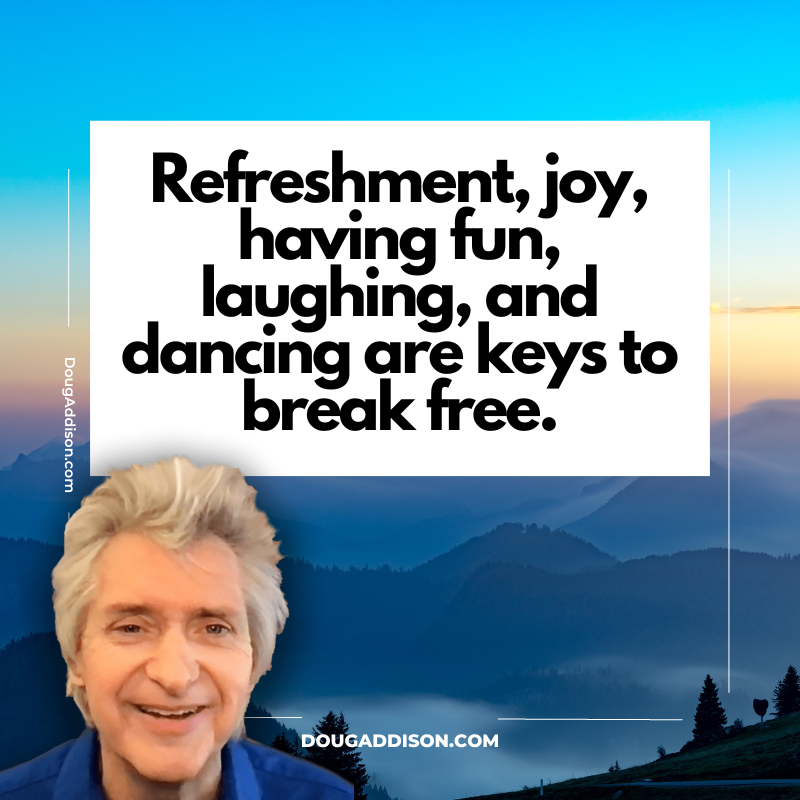 dougtaddison's tweet photo. Refreshment, joy, having fun, laughing, and dancing are keys to break free. https://t.co/laRRPR6fxo