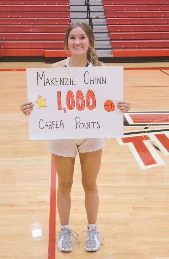GREAT ending to the regular season! 👍
-JV won 25-20! JV finished 19-1
-Varsity won 48-44! Varsity finished 15-7
-Celebrated our 4 seniors: congratulations &amp; thanks for ALL you have done for our team &amp; program!
-Kenzie joined the 1000th career points club!

Way to go girls!