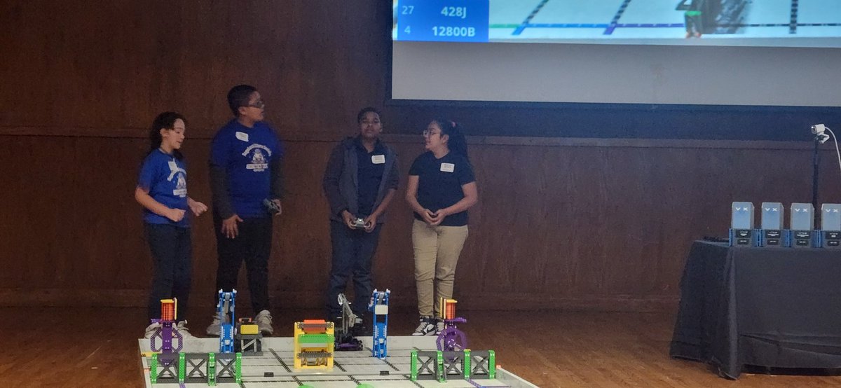 ISofiaCarbajal's tweet photo. So proud of my robotic kids for giving it their all at #TheDistrict Invitational Superintendent Cup. ๐ฏ๐ฎโ๏ธ๐ค #MightyHawks #HawkRobotics #growth @SophiaVFierro1 @CHESMightyHawks @ycastillo_CHES https://t.co/z63Wb5LofC