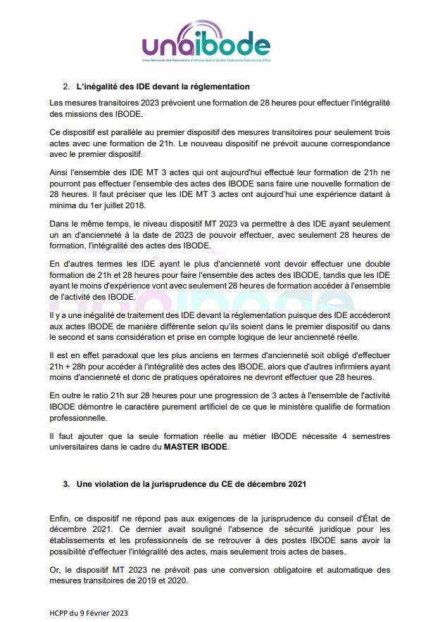 unaibode's tweet photo. Après avoir pris connaissance du projet de décret sur les Mesures Transitoires, voici notre réponse à la DGOS qui souhaite présenter ce texte lors du prochain HCPP ( Haut Conseil des Professions Paramédicales) .
celui ci se déroulera le jeudi 9 février! https://t.co/8FWRR8LWgR
