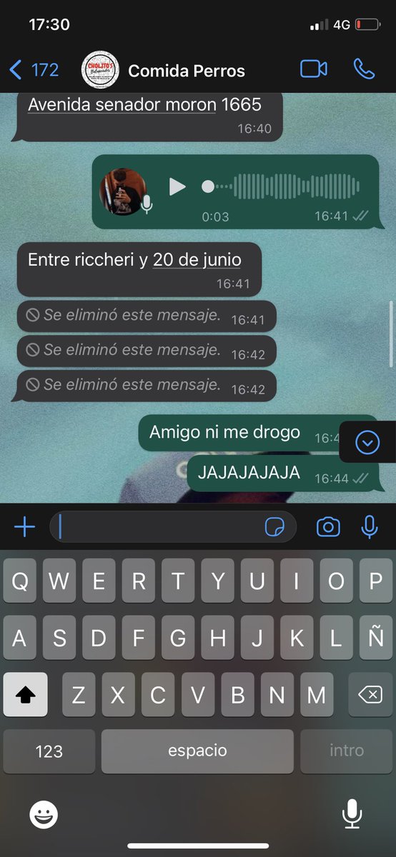 -hola me das una bolsa grande para los perros?
-…
Tengo mucha pinta de pendejo drogon? Jajaj