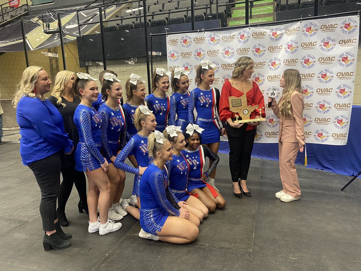OCSDrMiller's tweet photo. OVAC Champions!  Great job WPHS Cheerleaders!❤️💙❤️💙❤️💙❤️💙❤️💙❤️💙❤️💙❤️💙❤️💙❤️💙❤️💙❤️💙❤️ https://t.co/lxLFZJlKkZ