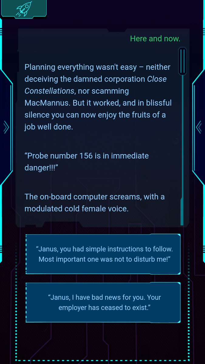 StoryHuntersSTU's tweet photo. Screenshot Saturday 📢😉
#screenshotsaturday #screenshot #indiegames #gamedev #textbased #sciencefiction #horrorgames #interactivefiction https://t.co/XbWnWDNNTi