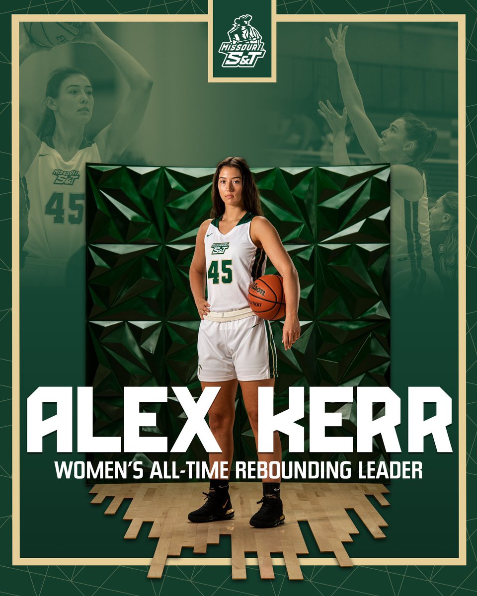 Another record for Alex Kerr! 

Her 13th rebound today made her S&amp;T Women’s Basketball All-Time Rebounding Leader! 

Congrats Alex! 

#MinerPride