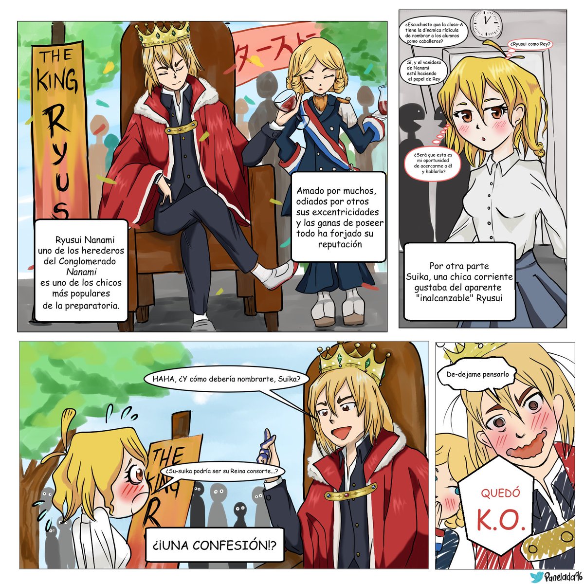 Panelada96's tweet photo. Un comic #Ryusuika 👀😳

#DrSTONEスイカ誕生祭 #スイカ #七海龍水 https://t.co/OJnIhYpGr2