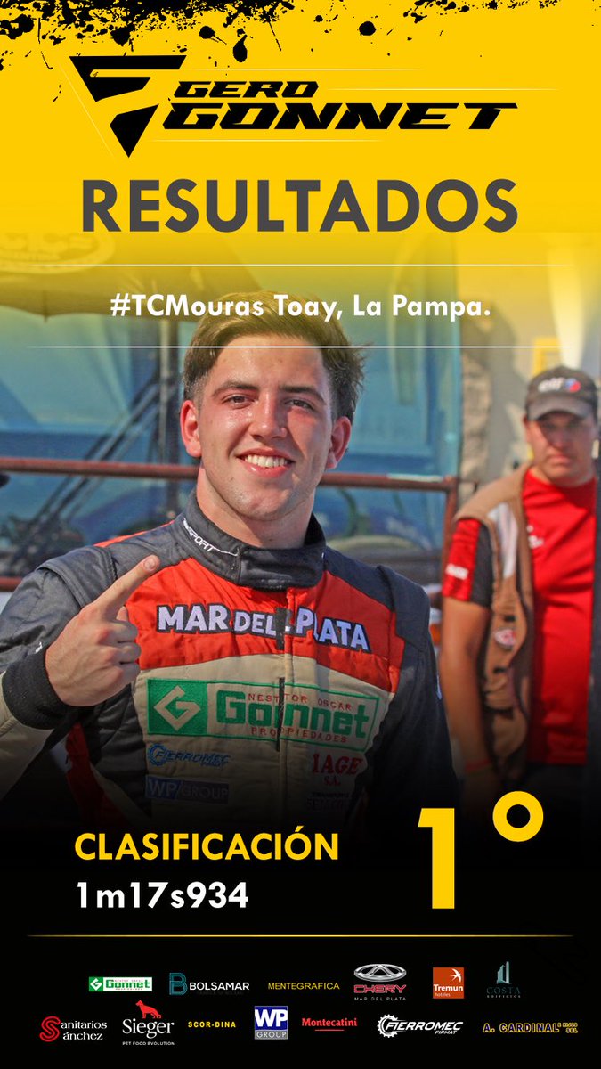 GeroGonnet's tweet image. #Prensa | #TCMouras | #Toay 👉 ¡Pole para nosotros! ⏱☝️

¡Muy feliz y muy agradecido a todo el equipo @Trottaracing! ¡Ahora se viene lo más difícil y vamos con todo! 👊

-
-

📸 @BernaBosco | 📱 @mtintegralpress