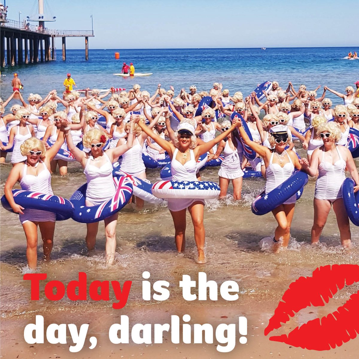 CancerCouncilSA's tweet photo. π Today is the day for the Marilyn Jetty Swim
A huge congratulations to all the South Australians who are taking part!
Show your support and donate to the bold, brave, fabulous Marilyns at π https://t.co/lGHz0lj6XT
#MarilynJettySwim #cancercouncilsa https://t.co/II9jWafNU0