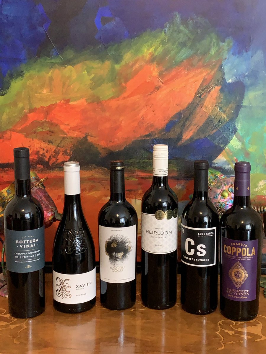 CountySips's tweet image. This afternoon’s wine selection for private tasting