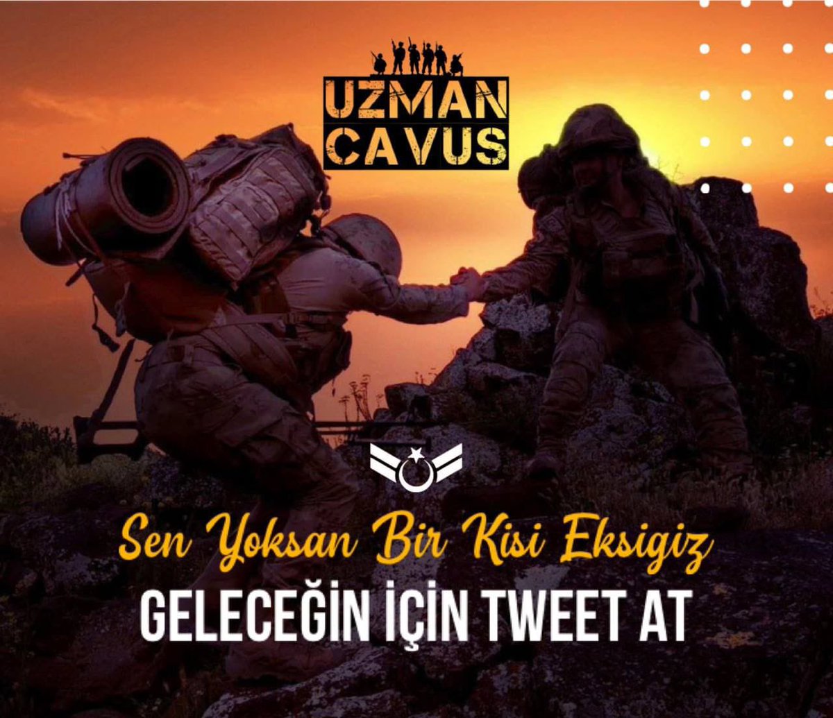 <a href="/alitilkici38/">Ali Tilkici 🇹🇷</a> <a href="/RTErdogan/">Recep Tayyip Erdoğan</a> Sn.Cumhurbaşkanım <a href="/RTErdogan/">Recep Tayyip Erdoğan</a> Kahramanlıklarına binlerce şehit Şahit Operasyonda en önde,toprağa ilk düşenler sizden mesleki güvence müjdesini duymak istiyor
Kadroyuda halledeceğinize inanıyoruz
#UzmanÇavuşaMüjde
#UzmanÇavuşlarBekliyor
#VatanaKanVereneKadro
#CephedeEnÖndeYaKadroda