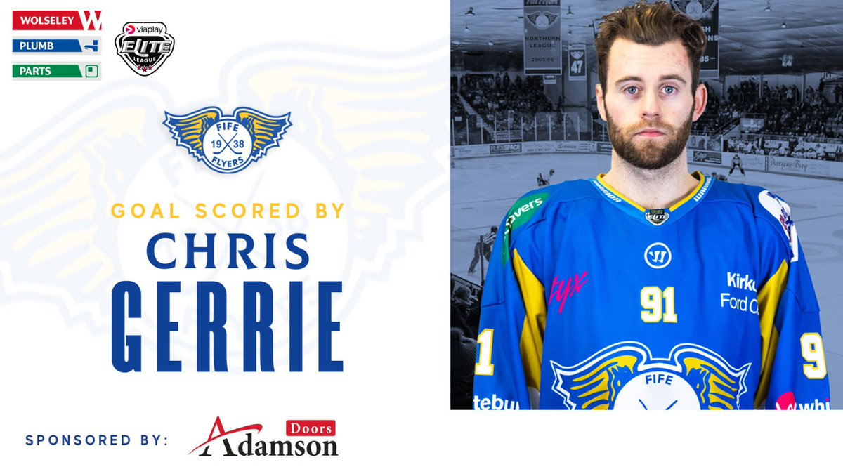 Fife Flyers on Twitter "🚨 𝐅𝐥𝐲𝐞𝐫𝐬 𝐆𝐨𝐚𝐥! Gerrie opens the account for Flyers Clan 3 1 Flyers 53.57"