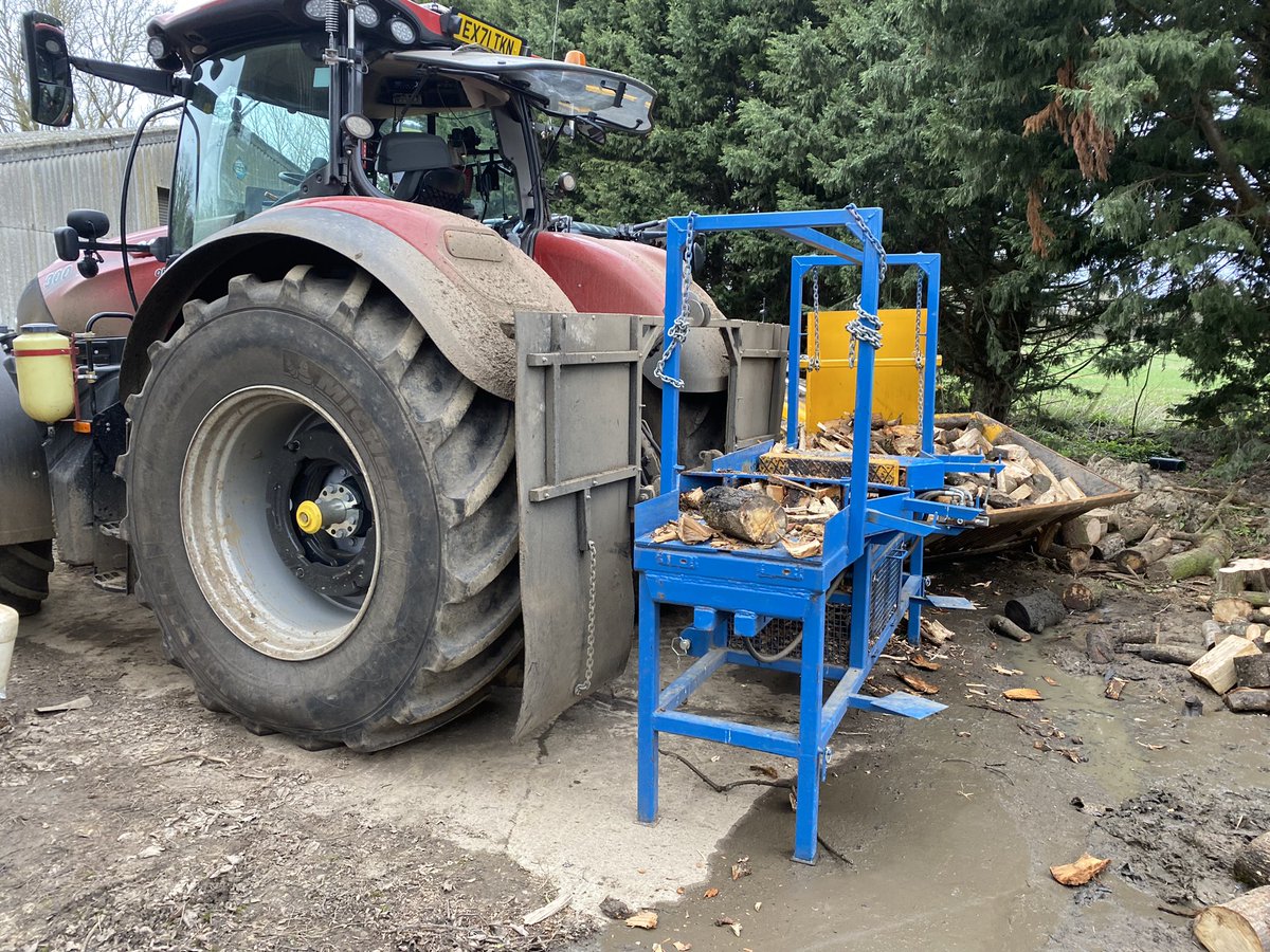 300hp log splitter! #firewood