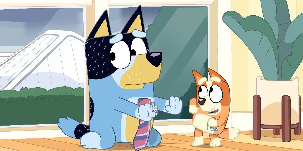OfficialBlueyTV's tweet photo. If in doubt...dance it out 😂

#Bluey https://t.co/z7ulGWDhiH