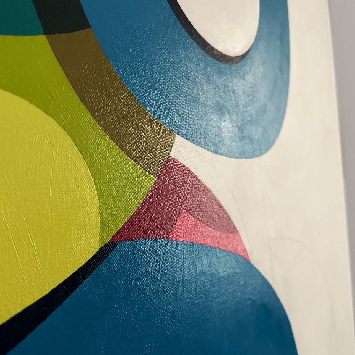 Detail of the current painting i am working on.

Its a different game when you have to mix all your hues, tones, shades, and tints from three primary colors out of a tube.
But like i have been saying from the beginning, as an artist it is your responsibility to LEARN your craft.