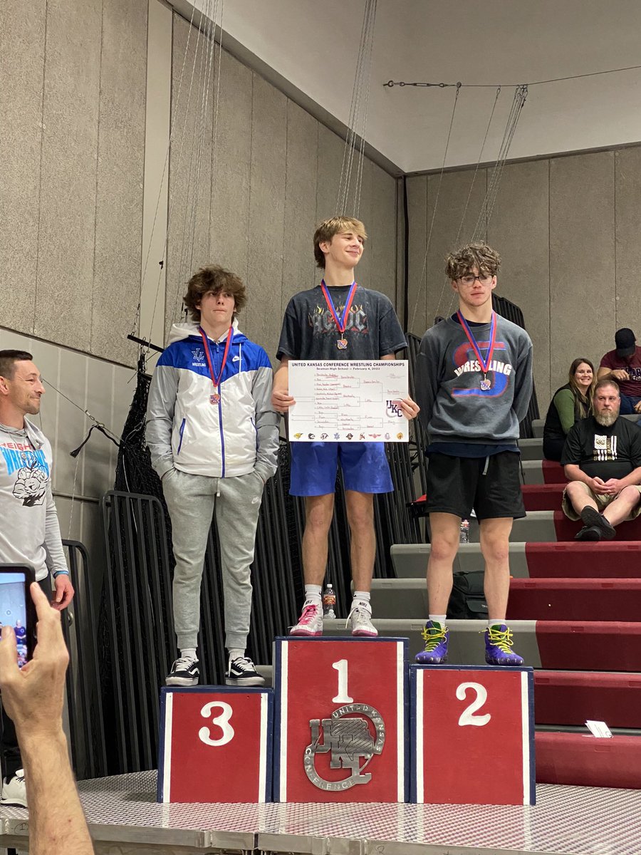 Xander Finn places 3rd at 132lbs at the <a href="/UnitedKSConf/">UKC</a> wrestling championships! <a href="/mikekoontzLVAD/">Michael Koontz</a> <a href="/PeteTweets453/">Leavenworth USD 453</a>
