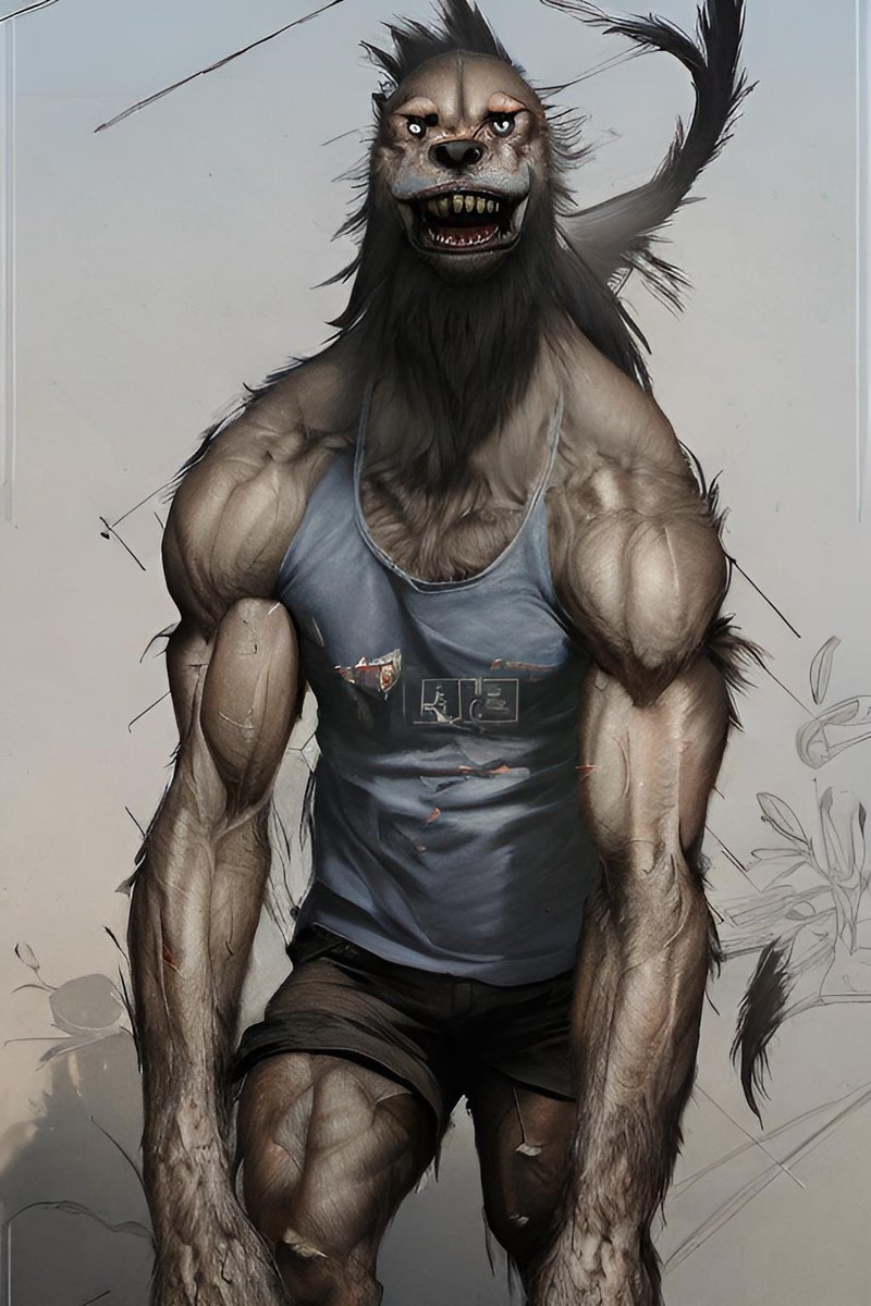 yard_dog43's tweet photo. Wolf Physic Series

#AIart #gay #stablediffusionart #nsfw #men #male #porn #Furry #Bara #FurryArt #AIFurryArt #StableDiffusion #StableDiffusionArt #nsfw #porn https://t.co/U5tRUW2SQf