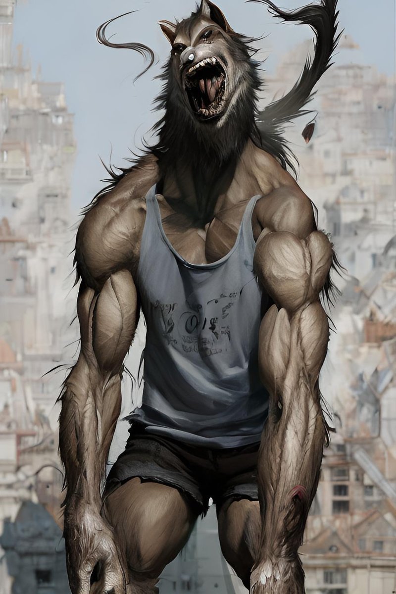 yard_dog43's tweet photo. Wolf Physic Series

#AIart #gay #stablediffusionart #nsfw #men #male #porn #Furry #Bara #FurryArt #AIFurryArt #StableDiffusion #StableDiffusionArt #nsfw #porn https://t.co/U5tRUW2SQf