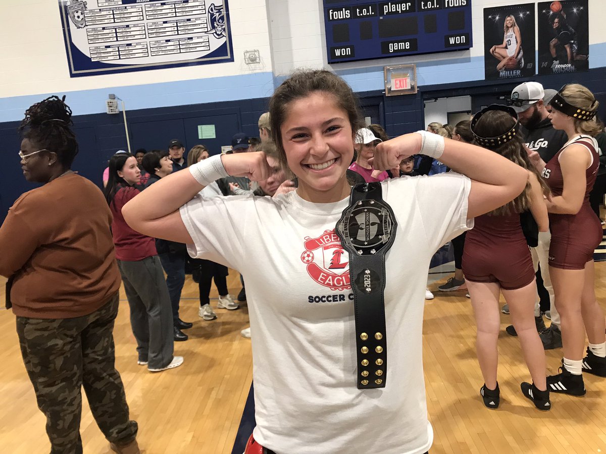 Maddy Kuhn, JV Wonder Woman Champion! Bringing home the Belt!!!