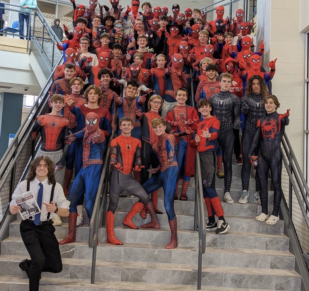 bbeachy2001's tweet photo. That’s a lot of freakin’ spidermen! https://t.co/ApDpwkPuJ0