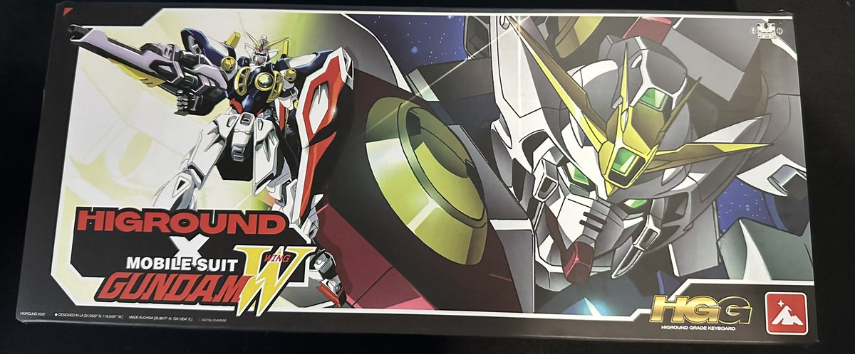 itskyoji's tweet image. Wanted to share my new keyboard with y’all! I’m a sucker for anything Gundam and it’s nice and thoccy sounding 👌🏻#gundamwing #wingzero #higroundkeyboard