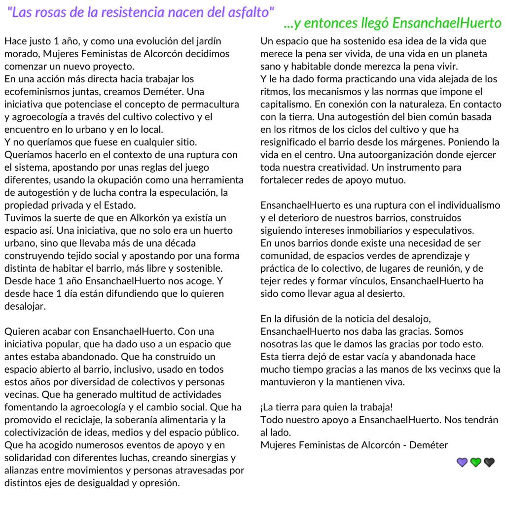 Mujeres Feministas de Alcorcón tweet media