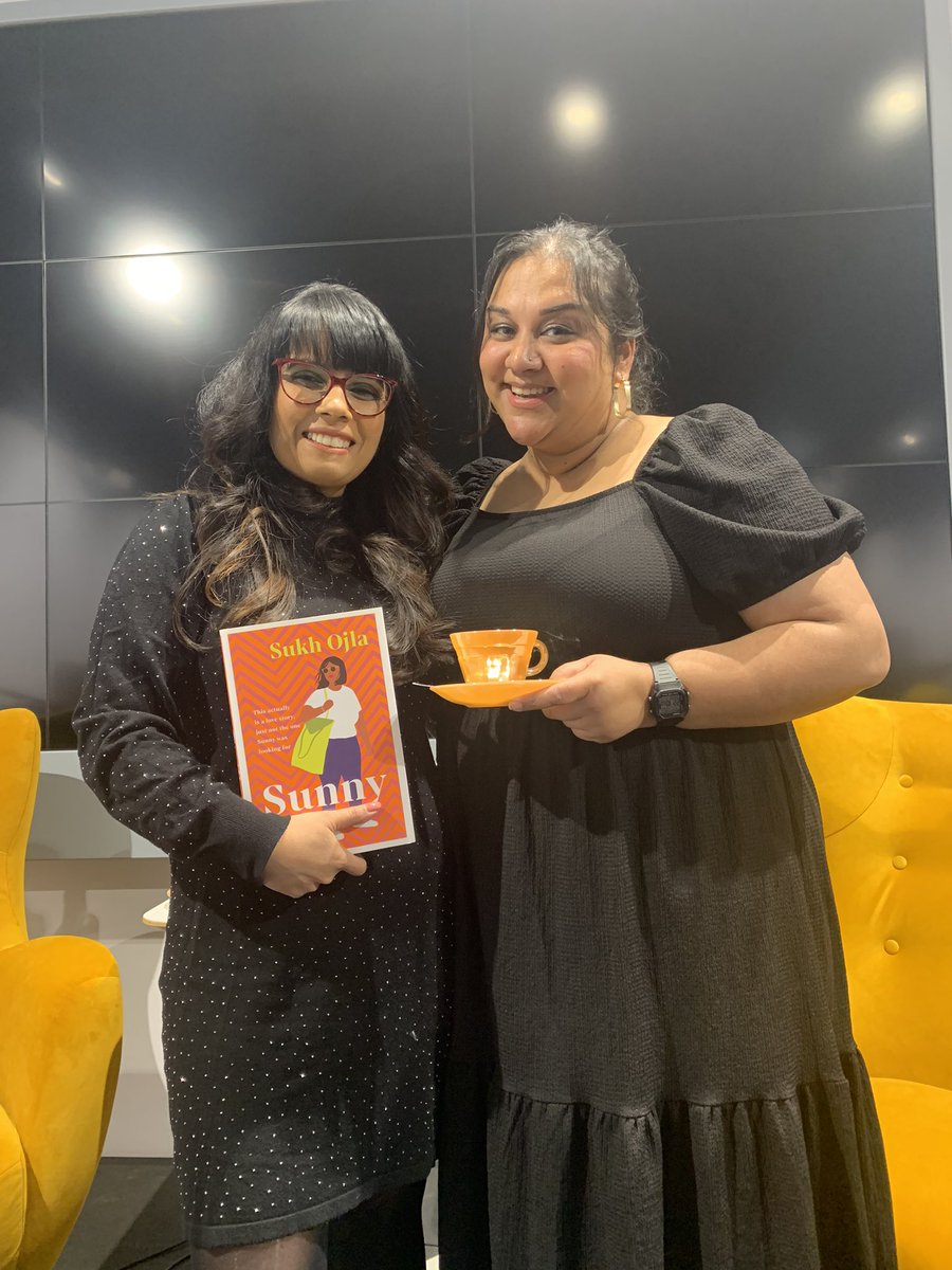 An intimate, warm and inspiring evening event with @sukhojla & @DawinderBansal discussing her career, mental health & her process in developing her relatable, nuance and sometimes imperfect protagonist in Sukh’s beautifully written novel ‘SUNNY’! #wolveslitfest