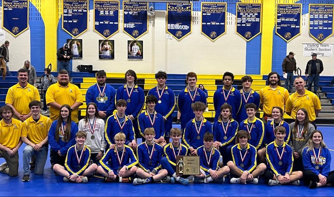 WrestlingRidge's tweet photo. D5-AA CHAMPIONS 11 years straight!!
CR over Somerset, 62-12 #LionPride https://t.co/8EzFB37r8z