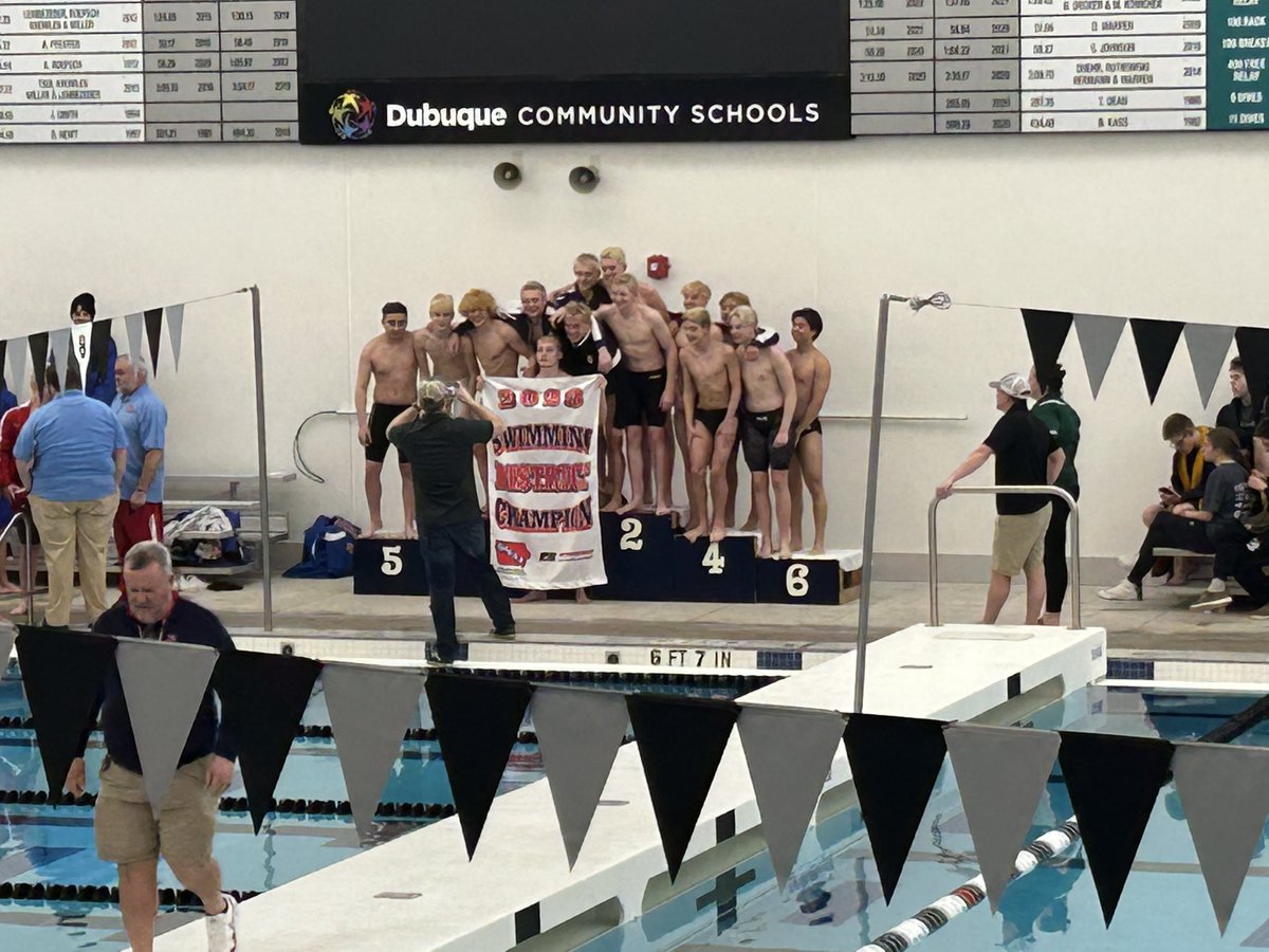 @SwimICWest is your district champion with 403 points!