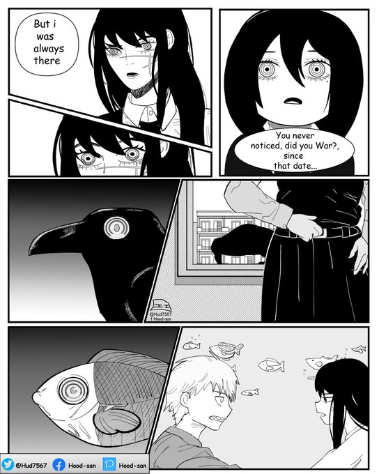 Nayuta was always there (チェンソーマ.. | Hood San さんのマンガ