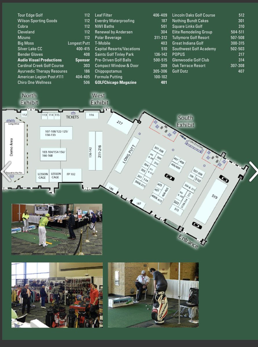 Heading to the Tinley Park Golf Show this weekend? Can’t navigate the show without us! Pick up your copy at the show and be sure to say 👋