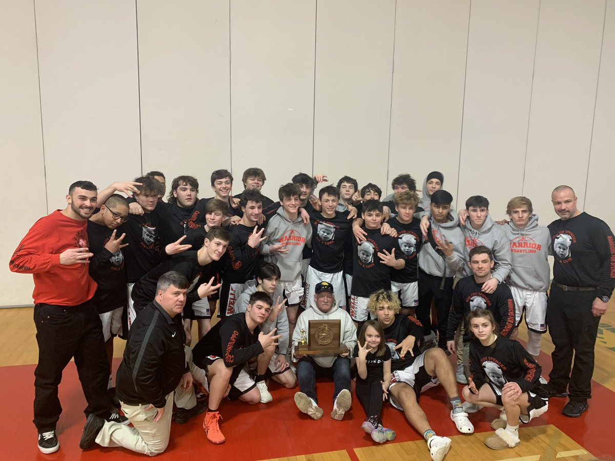wellshsAD's tweet photo. 🤼‍♂️Congrats to our Warrior Wrestlers!  Class B Dual State Champions!! Awesome work especially with the freezing cold start to the day!#warriorpride https://t.co/VTBvdNSmlI