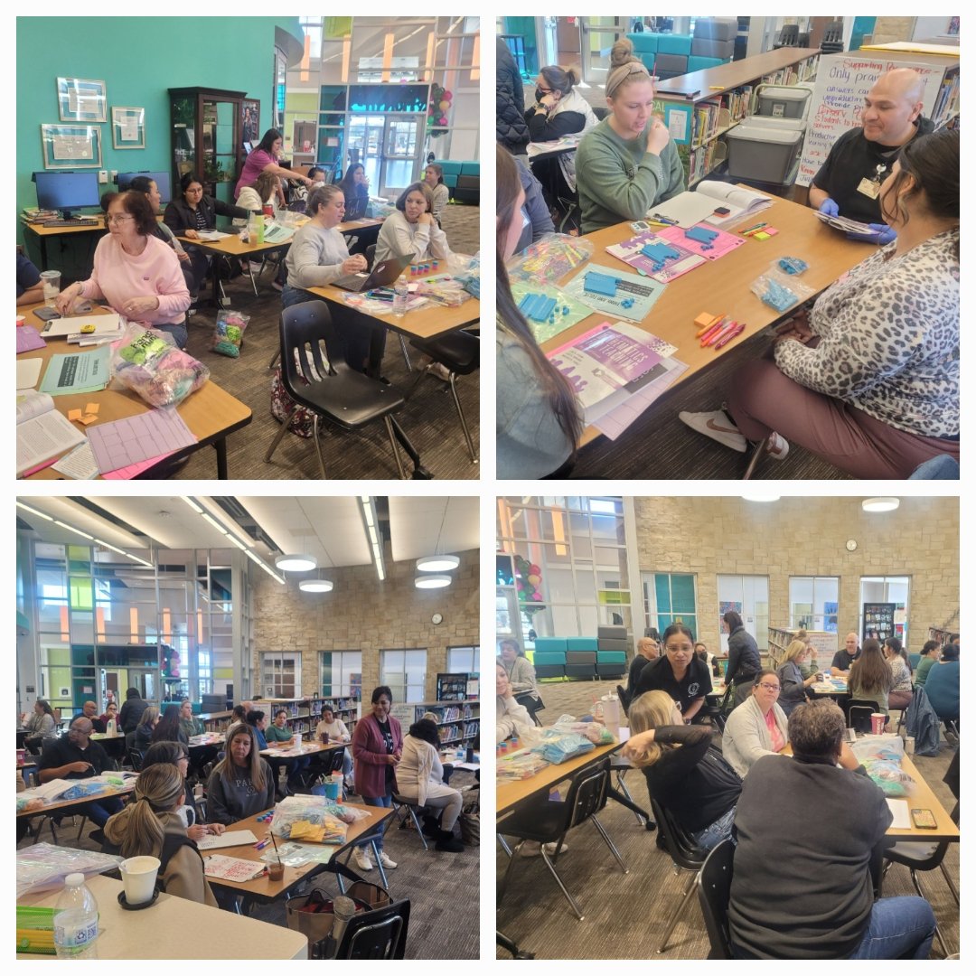 Thank you to 4th grade teachers for joining us for our small group pd on a Saturday! Learning and growing. @cfisdmath #mathforall